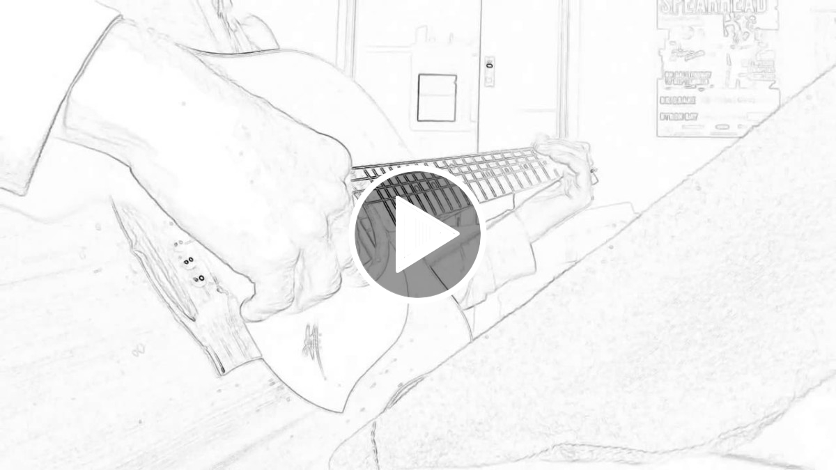 Sketchin Sunday Night Maton Free Style by Ylia Callan Guitar