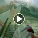 Surfing Fun Waves Around Keramas Bali with Original Fingerstyle Guitar by Ylia Callan