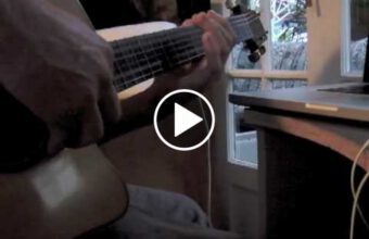 Solo acoustic with SLIDE Ending in Easy Open C Tuning- Ylia Callan Guitar