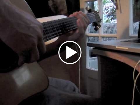 Solo acoustic with SLIDE Ending in Easy Open C Tuning- Ylia Callan Guitar