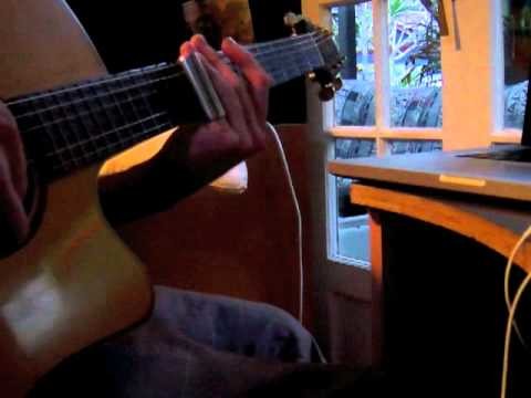 Slide Guitar my first song on YouTube 2007 by Ylia Callan