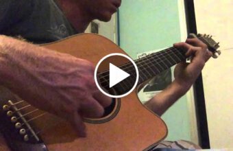 Experimental Guitar Jamming on Acoustic Open D Tuning by Ylia Callan Guitar