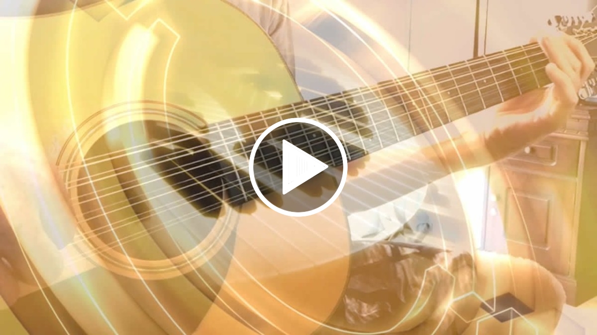 Learning how to Folk style finger pick on the 12 String Guitar by Ylia Callan