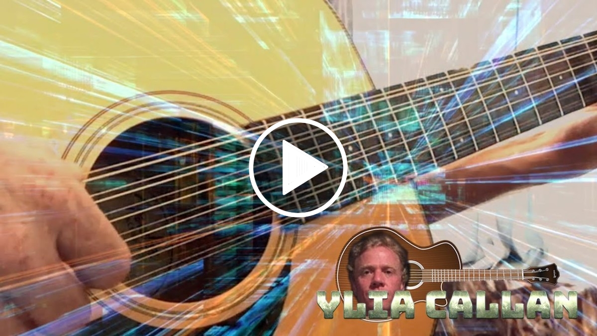 Acoustic Fingerpicking Instrumental in C Tuning 12 String Fender Guitar by Ylia Callan