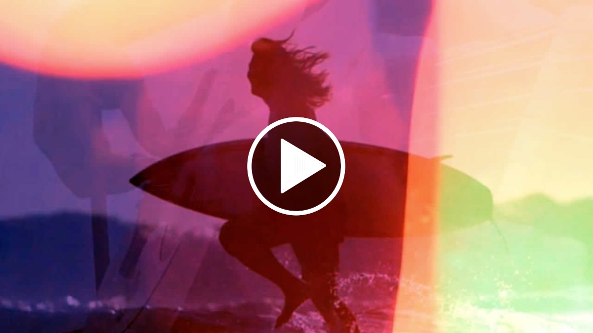 Surfing 6-9 Foot Swells in Indonesia - Heavy Surf with Original Fingerstyle Guitar by Ylia Callan