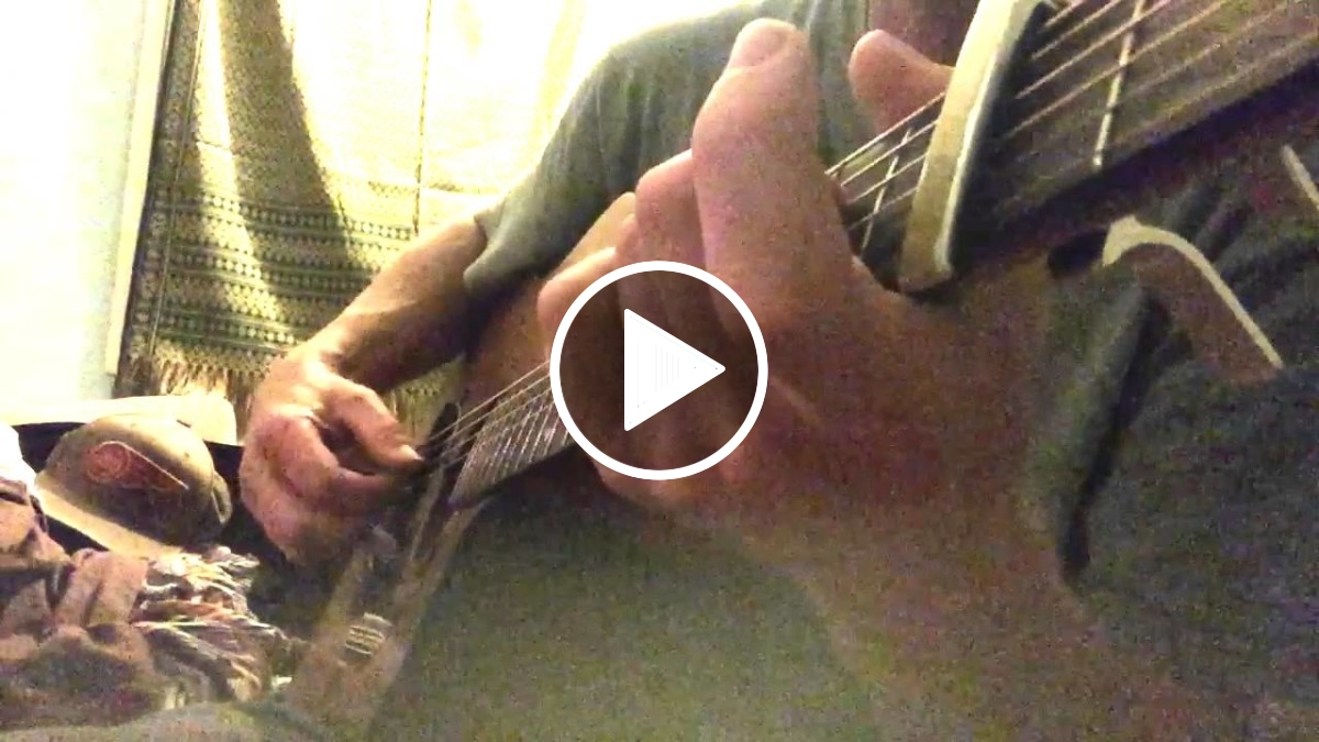 Finger Picking Style on a Maton EMJ-625c Acoustic Guitar Original Song by Ylia Callan Guitar