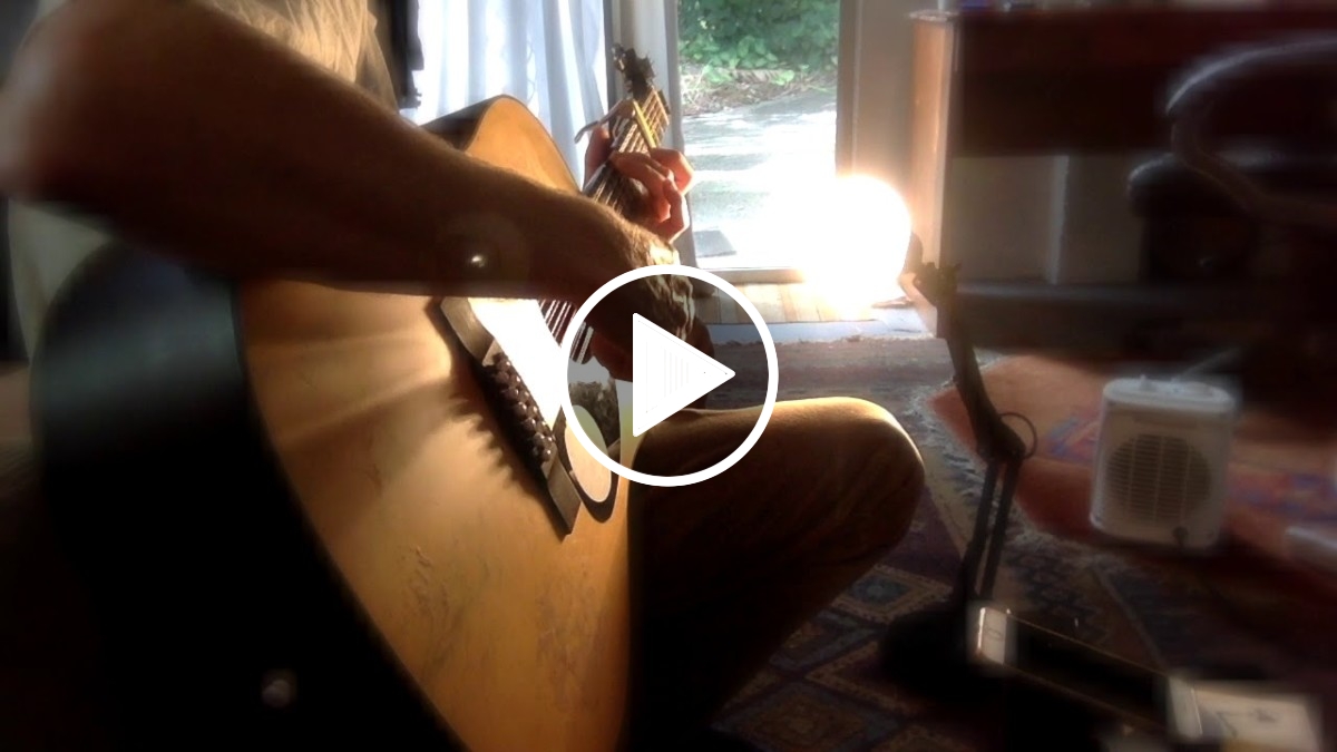 Organic Political Bonanza Song : Finger Style 12 String Open Tuning by Ylia Callan Guitar