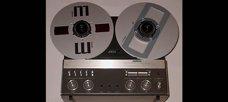 Recording music on an 8 track reel to reel Revox in my youth - Ylia Callan Guitar